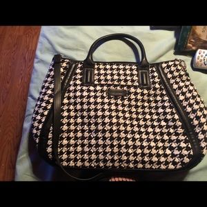 Vera Bradley houndstooth work bag